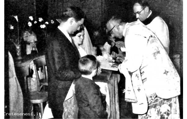 1966, Domenica 22 Maggio - Mario e Gianna all'altare