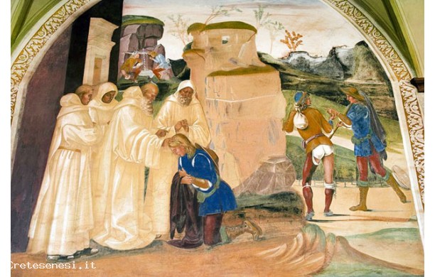 26 - Come Benedetto rimprovera di violato digiuno lo fratello di Valeriano monaco