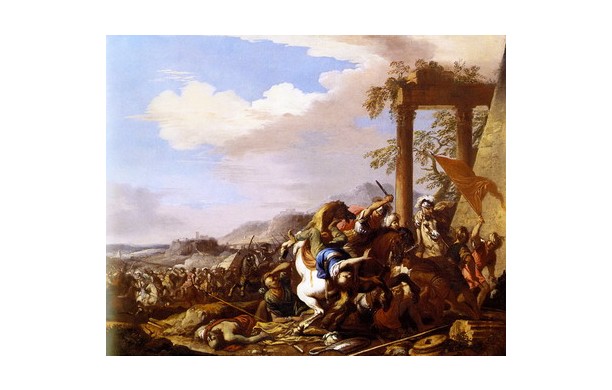 Battaglia tra i Cristiani e i Turchi