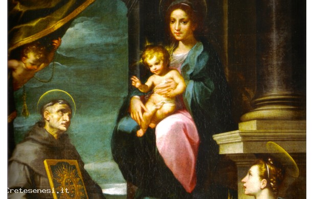 Madonna col Bambino in trono accompagnata da Sant'Agata e San Bernardino