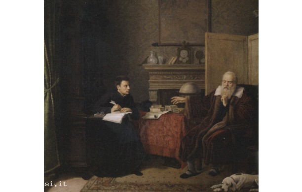 Galileo detta al padre Settimi Scolopio