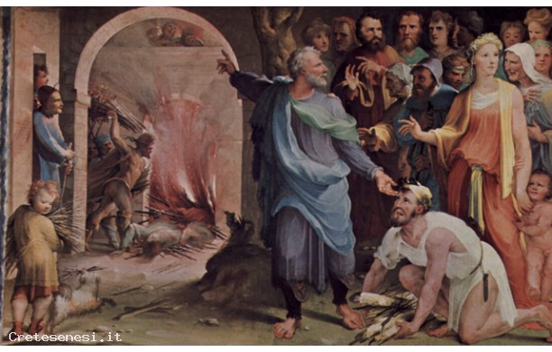 La tribuna Publio Muzius invia i suoi alleati sulla pira