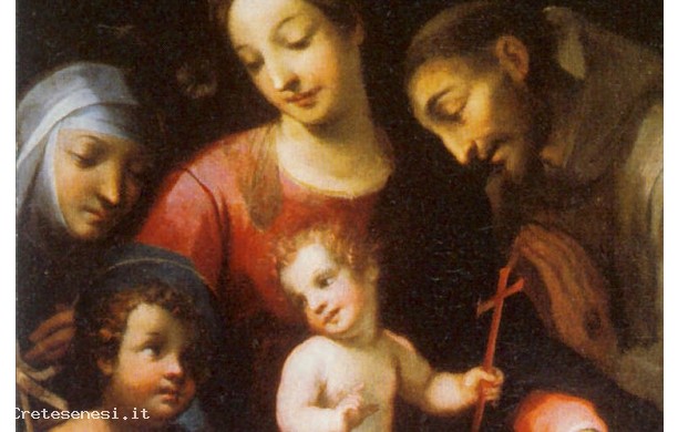 Madonna col Bambino, San Giovannino,San Francesco e Santa Caterina da Siena