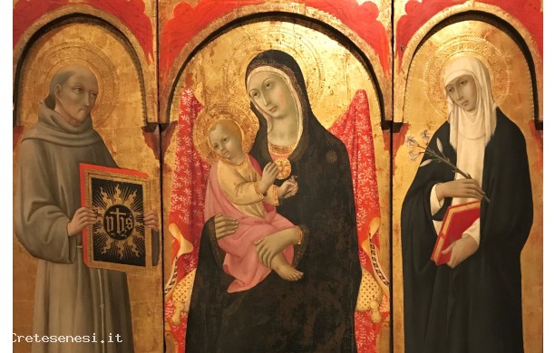 Madonna col Bambino in trono fra i Santi Bernardino e Caterina da Siena