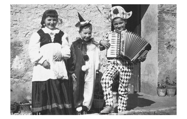1958 - Carnevale dei bambini - Gruppo di maschere