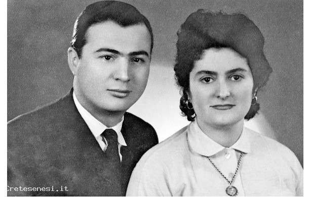 1950, 11 Settembre - Ricordo di matrimonio di Bista e Maria Luisa