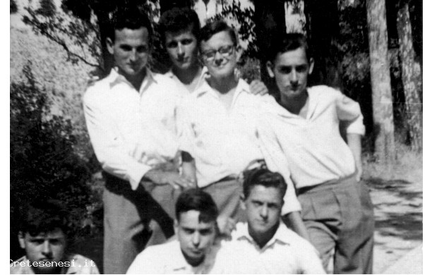 1956, 8 Settembre - Amici a Monte Oliveto per la festa