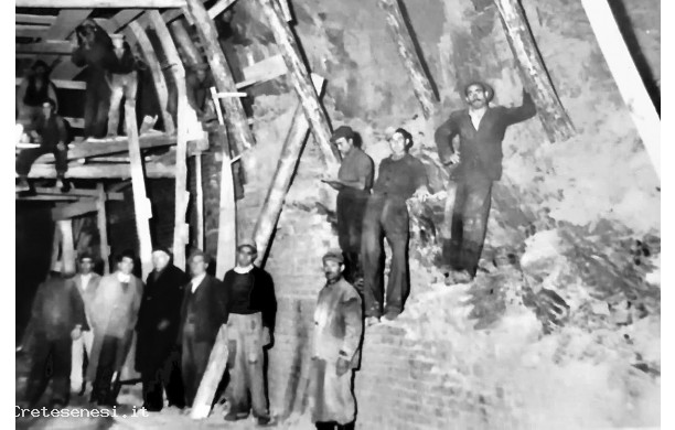 1946 - Riparazione volta della galleria di Castelnuovo Scalo