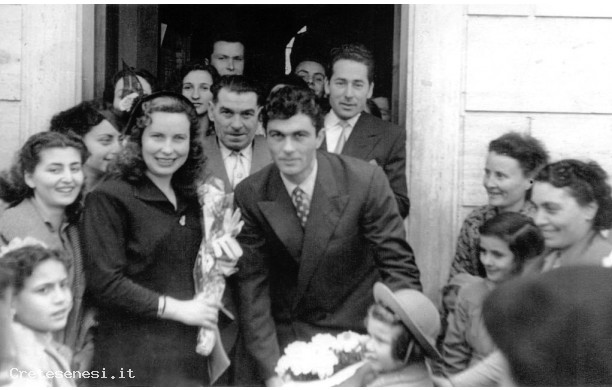 1951 Domenica 1 Aprile - Ilde e Piero, sposi in Comune