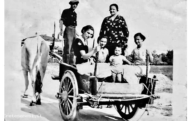 1940 - I Passalacqua verso il paese di Trequanda