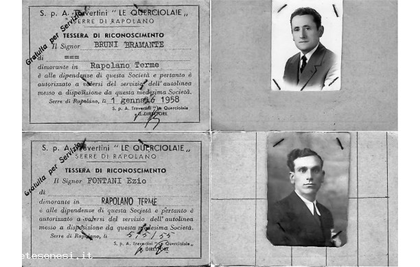 1952-1960 La corriera dei cavatori - Bramante Bruni e Ezio Fontani