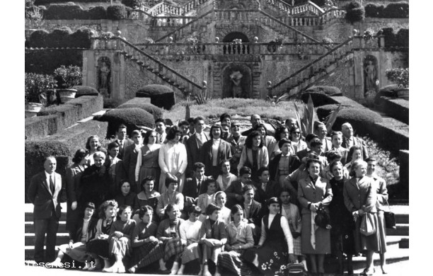1957 - Classica gita scolastica a Collodi degli allievi delle Medie
