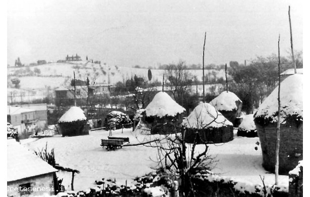 1963, Febbraio - Nevicata in campagna
