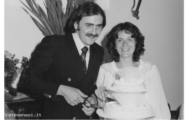 1978 - Taglio Della Torta al pranzo nuziale