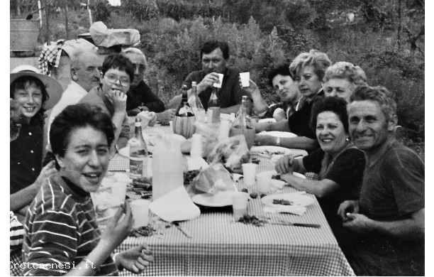 1985 - A tavola dopo la vendemmia
