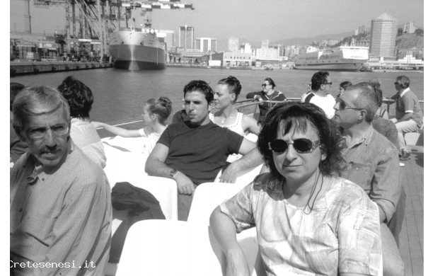 1999 - Gita al porto di Genova, alcuni genitori