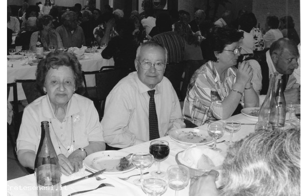 2004 -Festa del Donatore Fratres: I partecipanti a tavola