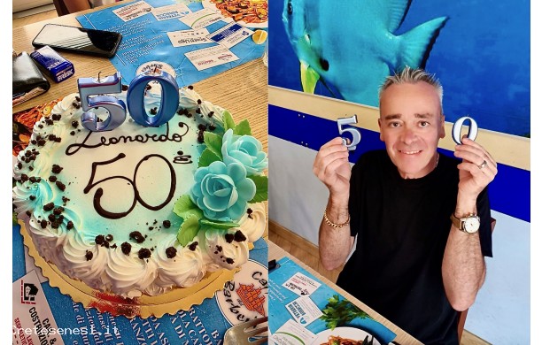 2025, Sabato 26 Luglio - Leonardo Fa 50 anni