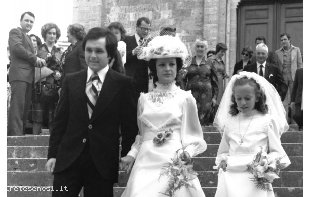 1975, Domenica 14 Settembre - Luciano e Marilena convolano a Nozze
