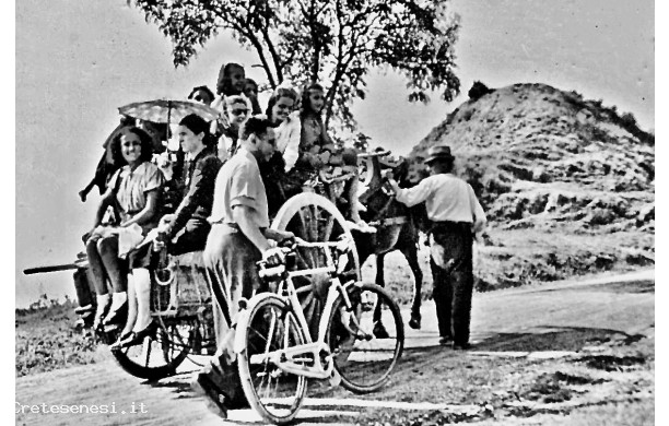 1946, Venerd 8 Settenbre - A Monte Oliveto con il barroccio