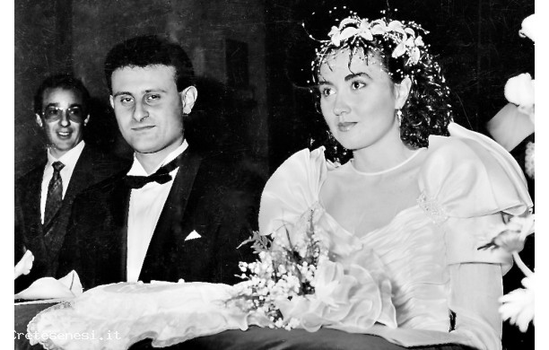 1988, Domenica 8 Maggio - Cristina e Marco all'altare