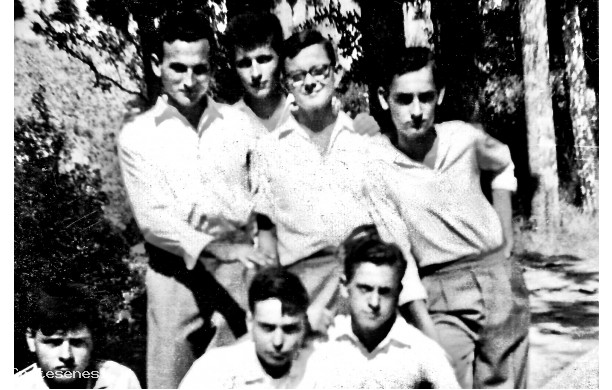 1956, Sabato 8 Settembre - Amici a Monte Oliveto per la festa