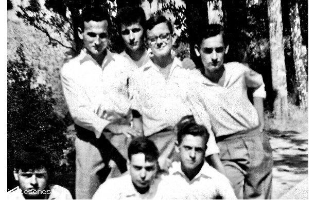 1956, Sabato 8 Settembre - Amici a Monte Oliveto per la festa
