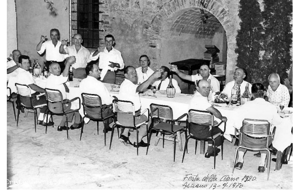 1970, Domenica 13 Settembre - Cinquantenni a convivio