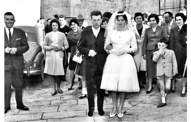 1960, Sabato 22 Ottobre - Bruno Boccini e Renata, sposi