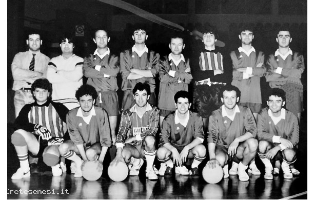 1987, Settembre - La prima squadra del CALCETTO ASCIANO