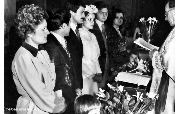 1978, Sabato 15 Aprile - I testimoni al matrimonio di Antonella