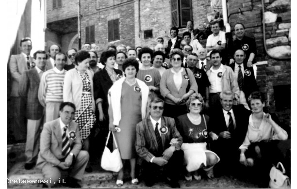 1986 - I cinquantenni a Chiusure per festeggiare insieme