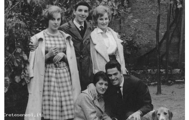 1962? - Un giovane Claudio Farnetani in buona compagnia