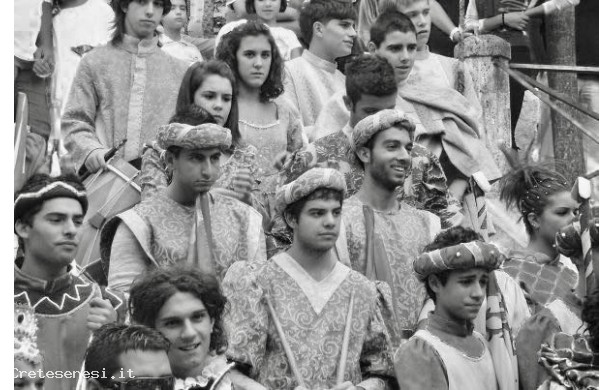 2009, Settembre - Comparse alla presentazione dei fantini il giorno prima del Palio.