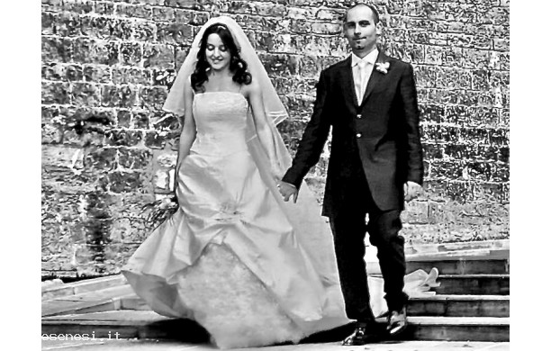 2006, Sabato 22 Luglio - Riccardo ed Enrica appena appena sposati