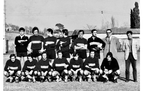 1970? - Lo squadrone della  Virtus in campo