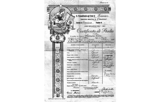 1936 - Quando in Terza Elementare si faceva l'esame per il primo diploma