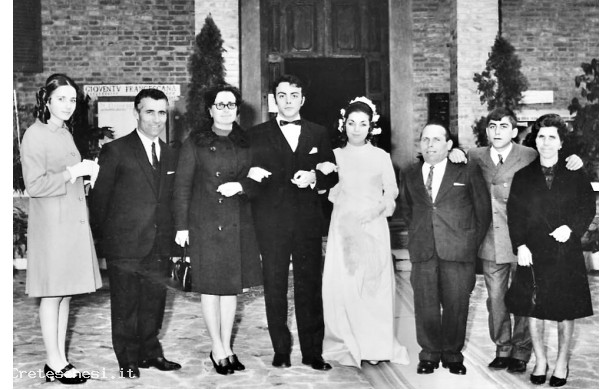 1968, Domenica 24 Novembre - Graziella e Luciano con i familiari