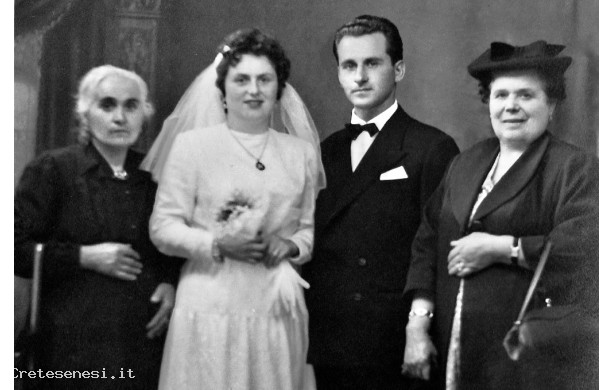 1955, Settembre - Alba e Silvio sposi