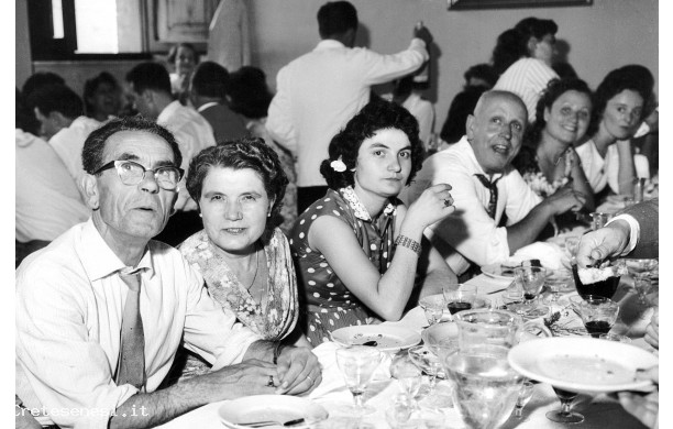 1958, Domenica 31 Agosto - Fringuello e Fischione al pranzo matrimoniale