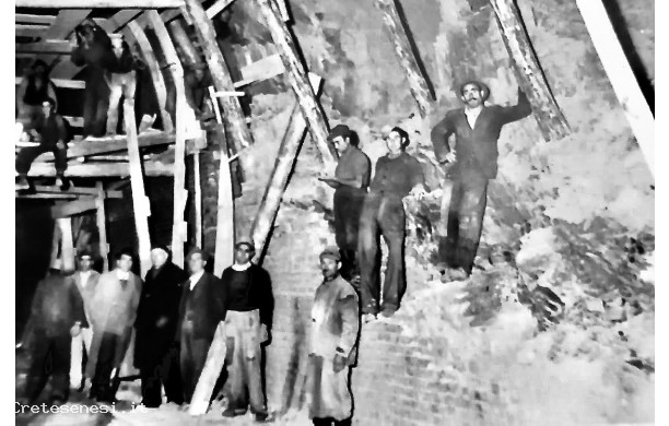 1946 - Riparazione volta della galleria di Castelnuovo Scalo