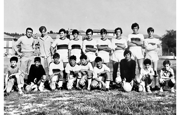 1970, 6 settembre - Squadra dei giovanissimi: Rapolano 1, Castelnuovo 0