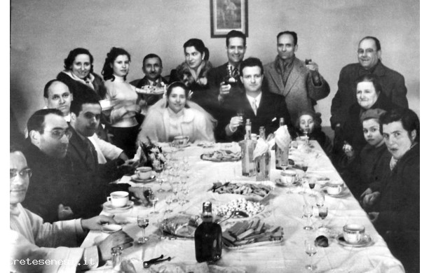 1953, Mercoled 11 Febbraio - Sposa Cosma, sorella di Terzino Guidi