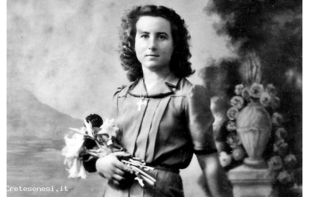 1940 - Vera Giuliani, futura moglie di Antonio