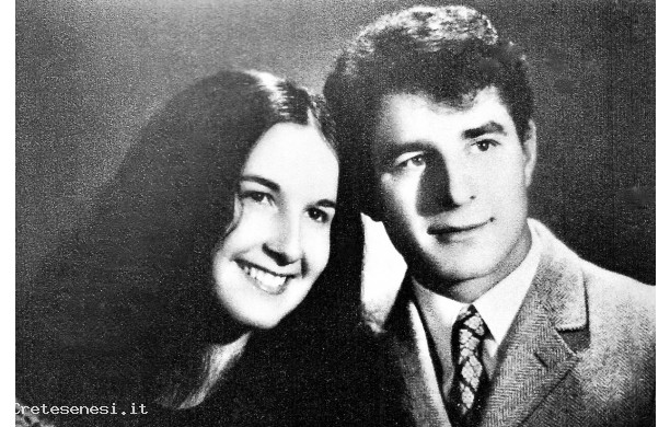 1973 - Claudia e Matteo: ricordo di fidanzamento
