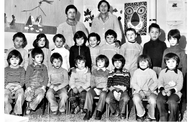 1977, Dicembre - Il gruppo dei bambini di Leda e Nada
