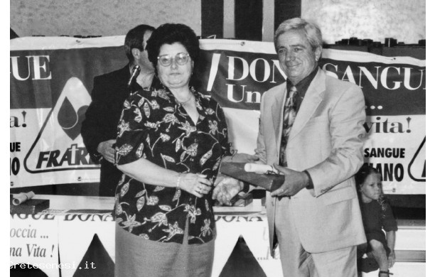 2001- Festa del Donatore: I donatori premiati