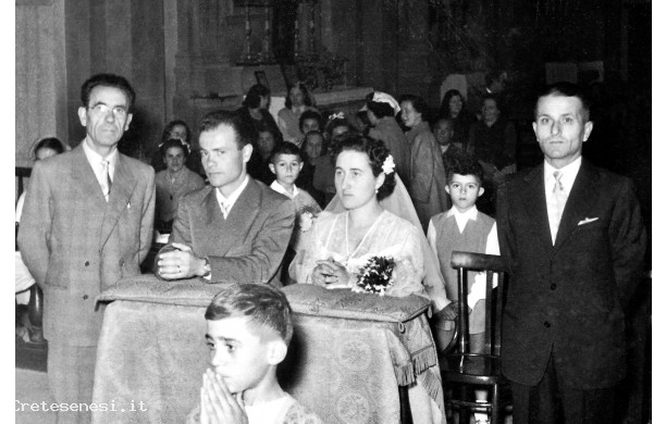 1954, Sabato 2 Ottobre - Matrimonio Trapassi - Lucatti in Sant'Agostino