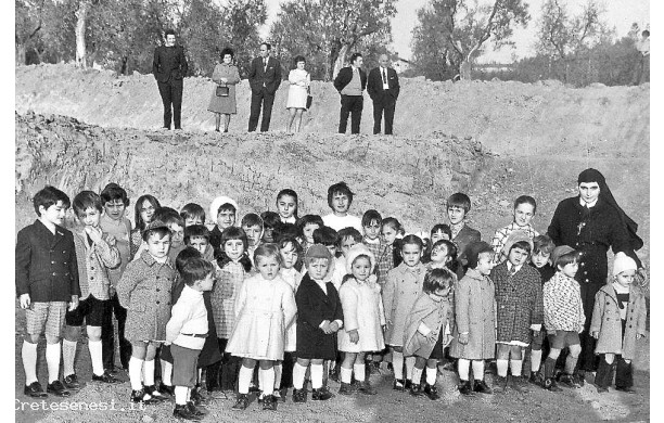 1971 - Avvio dei lavori dell'edificio per il nuovo Asilo delle suore