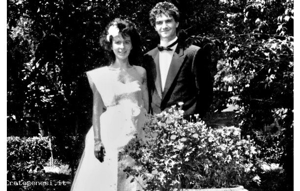 1985, Domenica 25 Agosto - Luciana e Antonio, sposi